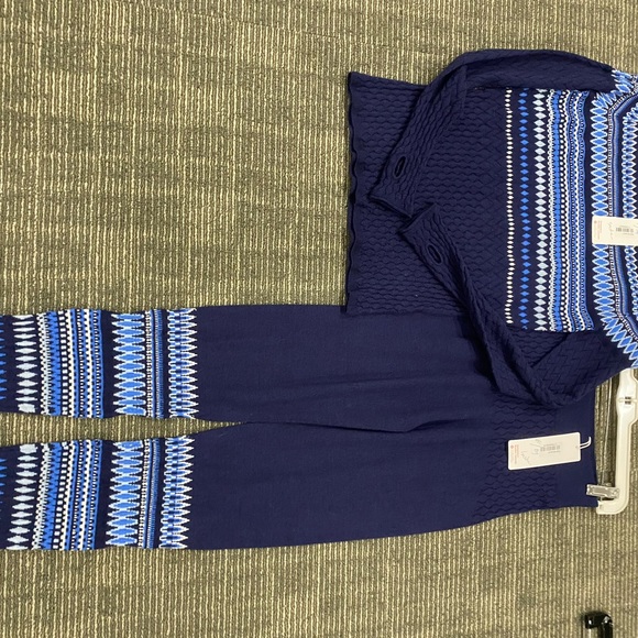 NWT Seamless Base Layers Whole garment knitwear Pullover with matching legging. - Picture 2 of 6